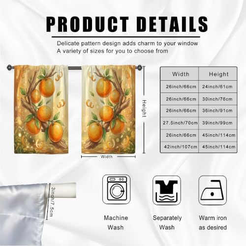 Rideaux orange cuisine anti-regards pour protéger votre intimité