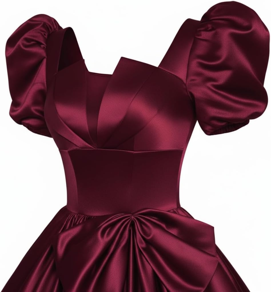 Vintage Marie Antoinette Style Wedding Dress Satin Princess Dress for Women Lace Victorian Corset Ball Gown - Image 4