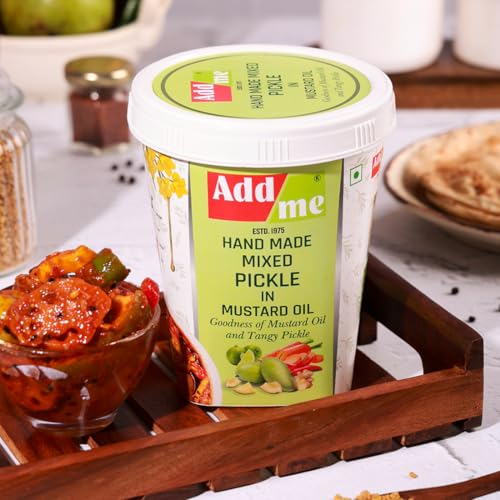 Image of Add Me Authentic Handmade Mixed Pickles for a Flavorful 1kg Plastic Jar | Tangy and Spicy Homemade Mango Mix Pickle in Mustard Oil | Traditional Ghar Ka Bana Achar