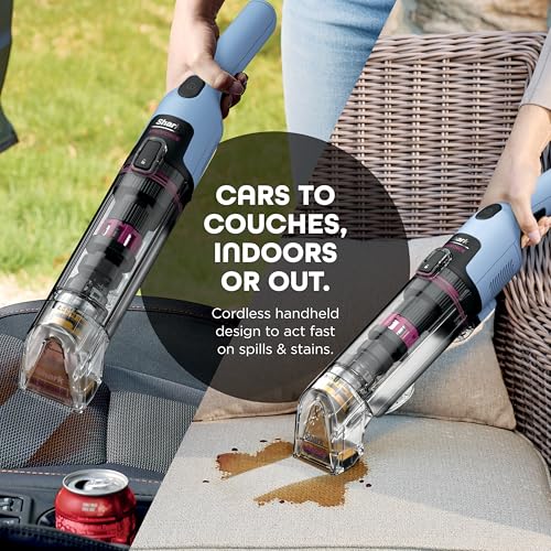 Image of Shark StainForce Cordless Spot Cleaner, Dual-Activated Easy Spray Formula, OXY-Powered Cleaning, Indoor + Outdoor, Carpets, Upholstery, Car Seats & Stairs, Pet Urine & Odor Remover, 5 inch Tool, HX102BRN