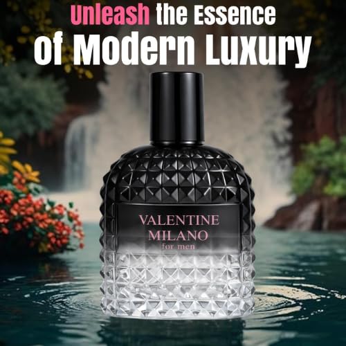 Valentine Milano Cologne for Men, Eau de Parfum, Woody Aromatic Fragrance with Violet Leaf, Ginger, Smoked Vetiver Notes, 3.4 Fl Oz/100ML + 30 ML Travel Spray, Fragrance for Men Gift Set - Image 5
