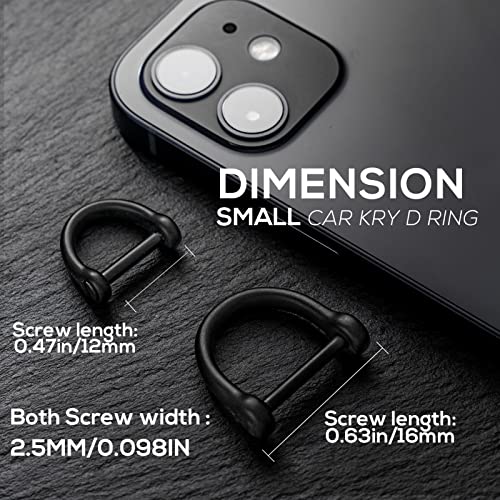 Key Rings With Screw Shackle - Fegve 316 Stainless Steel Metal Key Chain Ring For Car Keys Fob,Car Keychain For Men #TOP4
