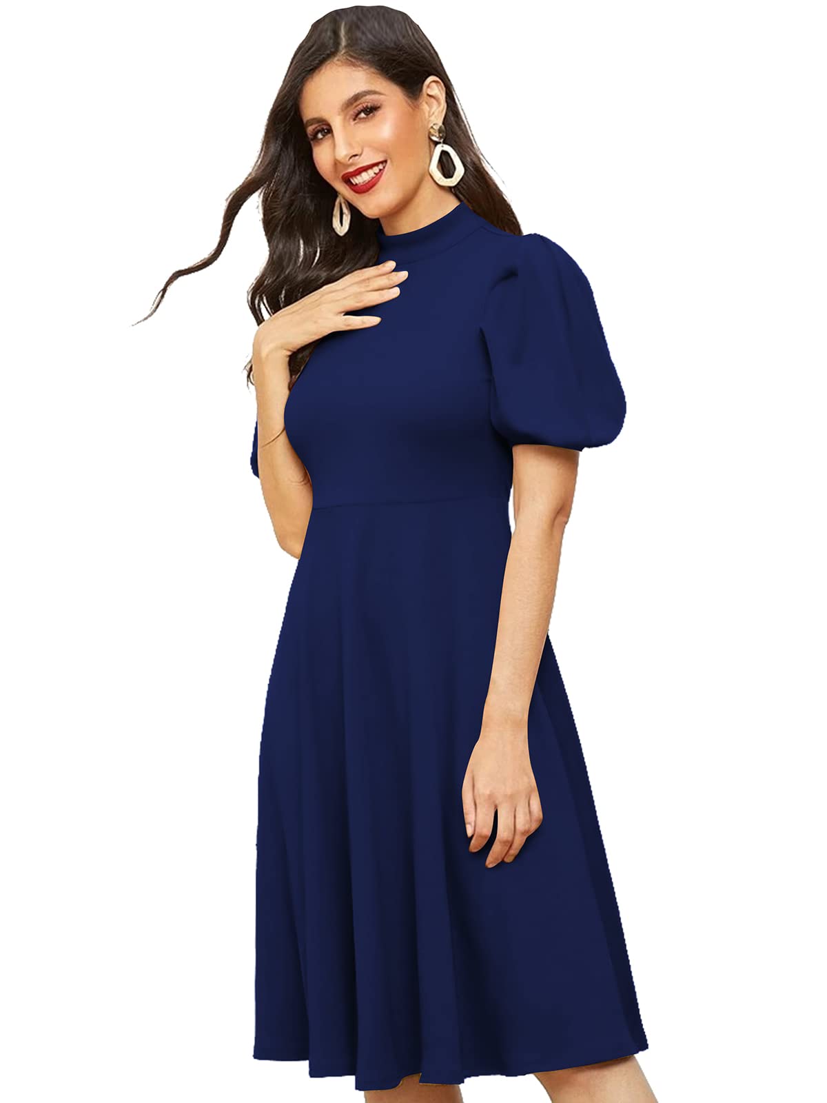 illi london Women's Knee Length Dress-picture-30