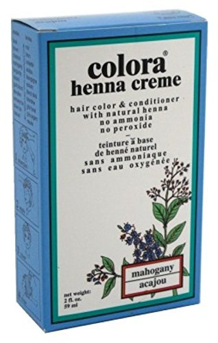 Colora Henna Creme Hair Color Mahogany 2oz (3 Pack)
