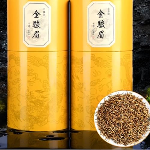 Thé noir Wuyi Jin Jun Mei sans amertume, infusion intense et douce de 500g