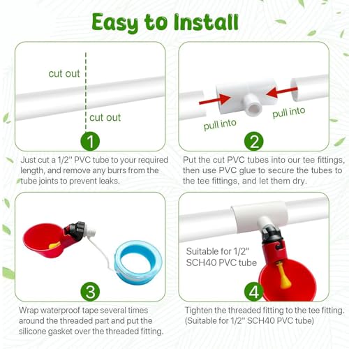 Distributeur d'eau pour volaille idéal pour simplifier l'élevage d'oiseaux en extérieur - 5