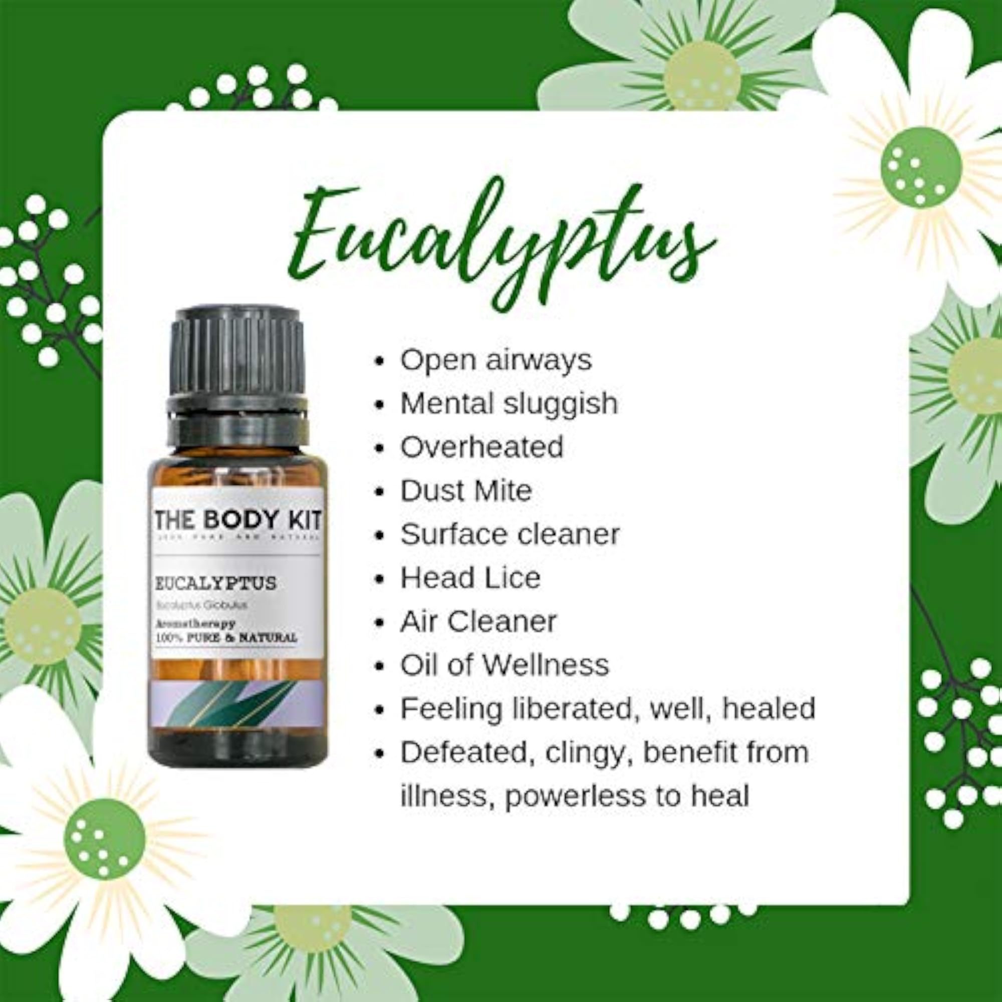 Eucalyptus Essential Oil, 100% Pure Therapeutic Grade