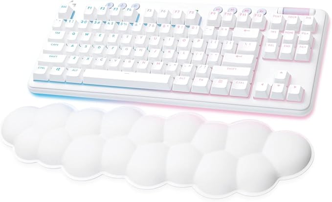 Logitech G - Teclado inalámbrico para Videojuegos - Blanco Roto - DEU - Central
