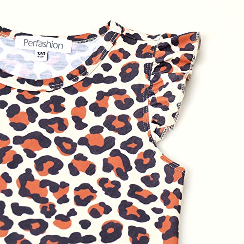 Perfashion Girls Nightgowns Soft Sleepwear Nightdress Flutter Sleeve Kitten/Rabbit Pajamas 4-13 Years3