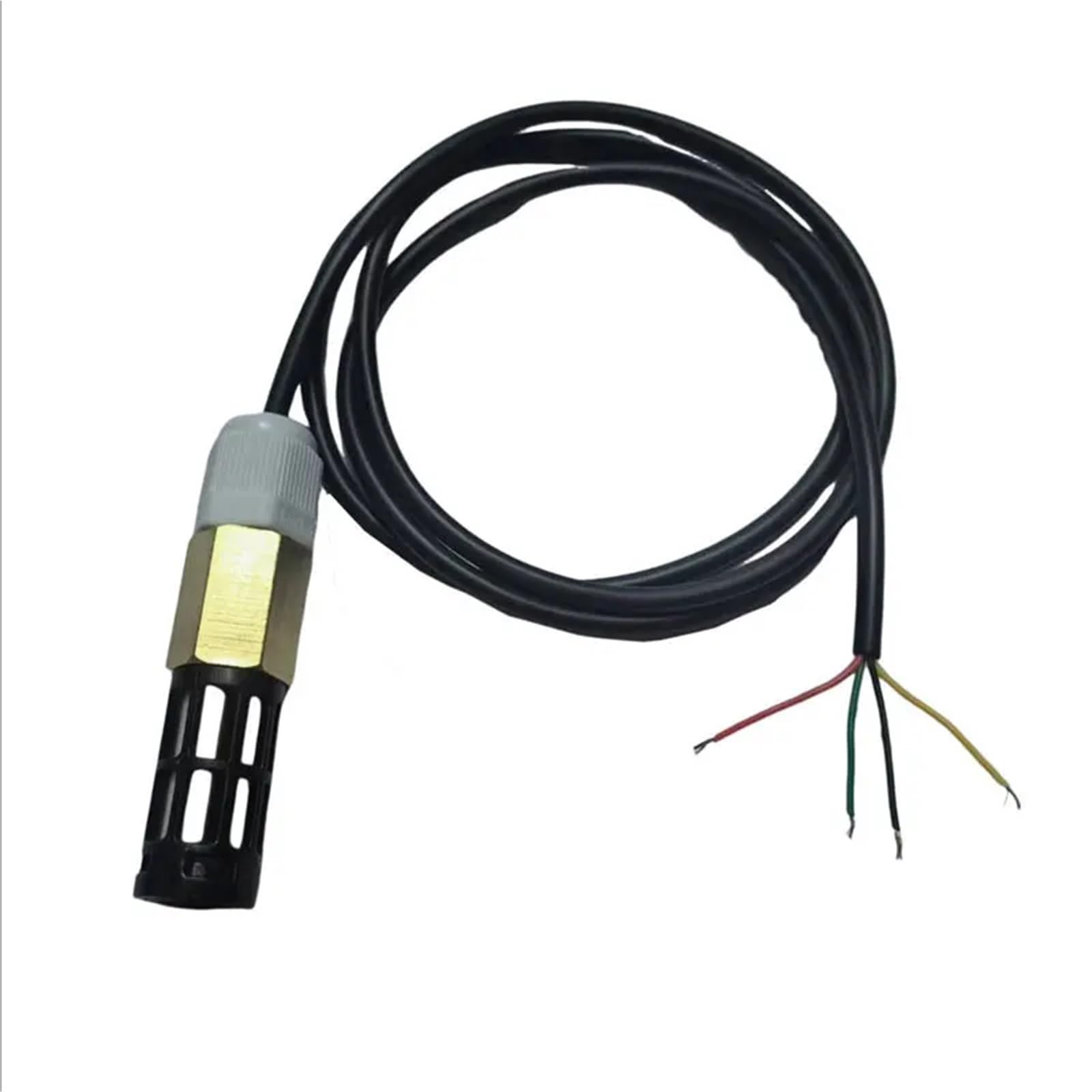 SHT40 SHT30 SHT20 21 SHT35 Modulo sensore di umidità di temperatura Cavo sonda Sensori di capacità digitali impermeabili(Black,SHT30)