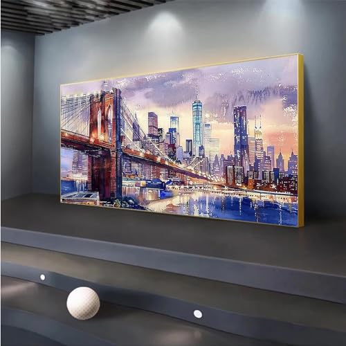 Diamond painting grand format 110x256cm, idée cadeau adulte créatif