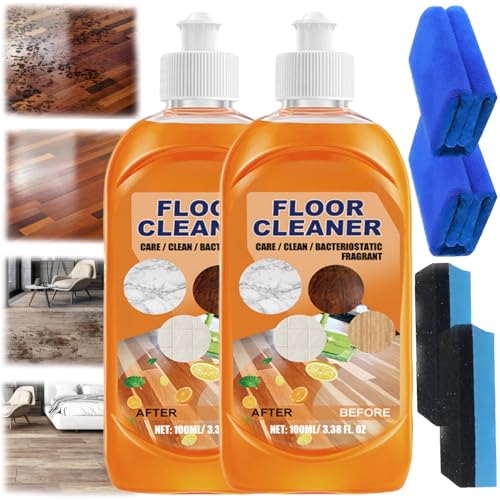 Life Sunny - Limpiador de pisos Lifesunny, potente limpiador de suelos de descontaminación, limpiador de suelos de madera y pulido, limpiador de pisos multiusos para madera (2 unidades)