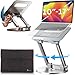 Produktbild BEDUINS Laptop Ständer höhenverstellbar - Komfort per Knopfdruck - 360° Laptop Ständer drehbar - Laptop Stand for Desk kompatibel mit Allen Laptops 10-17" MacBook Air, Pro, Samsung Laptopständer