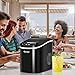 COSTWAY Countertop Ice Maker, 26LBS/24H Portable and Compact Ice Maker Machine, Ice Cubes Ready in 6 Mins, Electric High Efficiency Small Ice Maker with Ice Scoop for Home Kitchen Office, Black