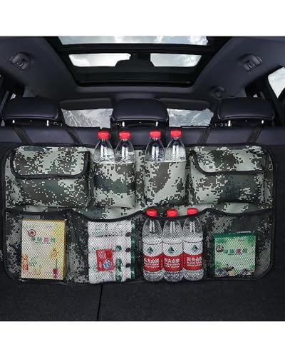 Filet de rangement coffre voiture universel élastique et organisateur dossier siège