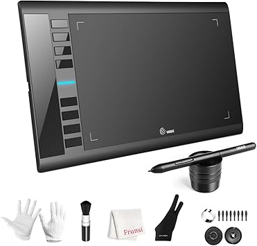 Drawing Tablet, UGEE M708 10 x 6 inch Large Drawing