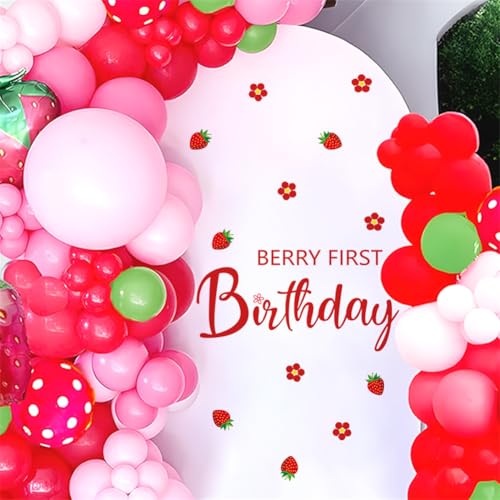 Vinilo decorativo Berry para primer cumpleaños miniatura 2