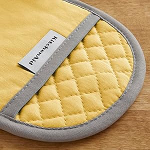 KitchenAid Asteroid Pot Holder 2-Pack Set, Buttercup Yellow, 6.5"x10" KitchenAid Asteroid Pot Holder 2 Pack Set Buttercup Yellow 65×10
