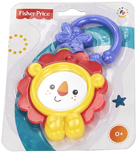 Fisher Price Infant – Mordedor con sonajero Leoncito Multicolor