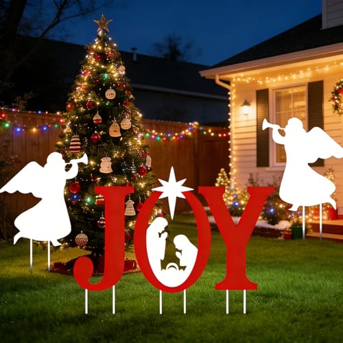 5-Piece Nativity Lawn Decor