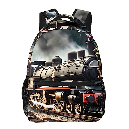 Sac à dos léger OdDdot avec compartiment PC imprimé vintage - 6