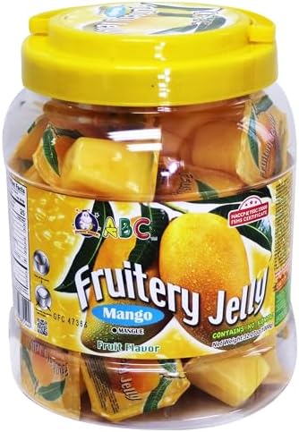 Funny Hippo ABC Fruitery Jelly Natural Fruit Bites - Mango 32.27 oz (1000g)
