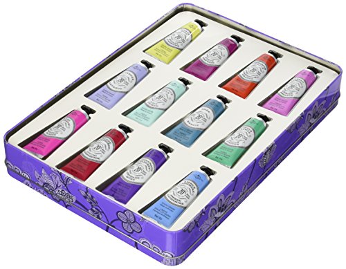 La Chatelaine Large Hand Cream Tin Gift Set with Organic Argan Oil, 1 fl. oz, Pack of 12