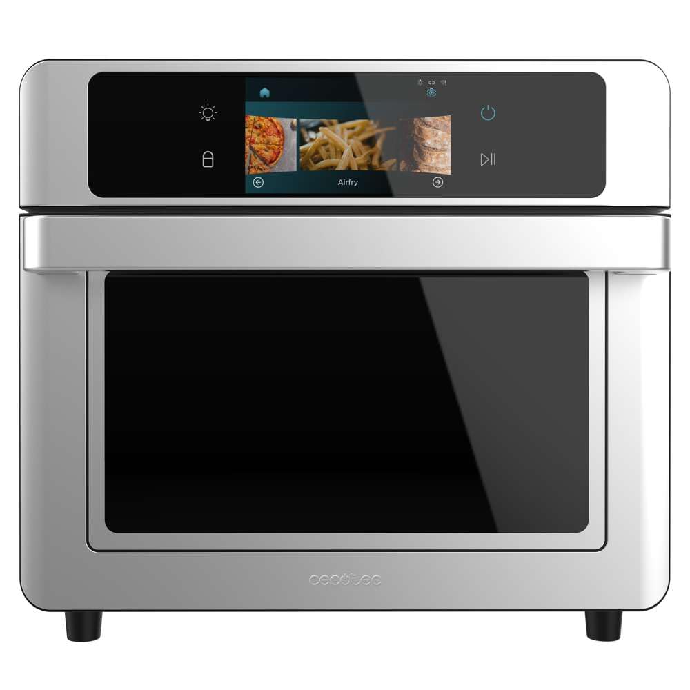Cecotec Airfryer-Ofen Bake&Fry 3000 Touch Steel Connected, 30 Liter, 1700 W – Ansicht 2