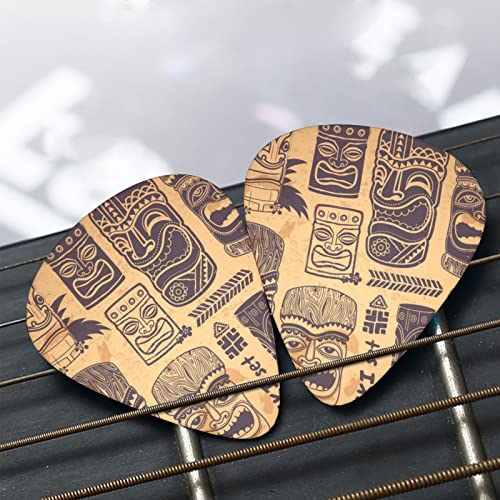 Lot de 12 médiators vintage Aloha Tiki fins moyens et lourds pour guitares acoustiques électriques - Les Beatles, Paul McCartney, John Lennon, RIngo Starr, George Harrison Lot de 12 médiators vintage Aloha Tiki fins moyens et lourds pour guitares acoustiques électriques – Image 8