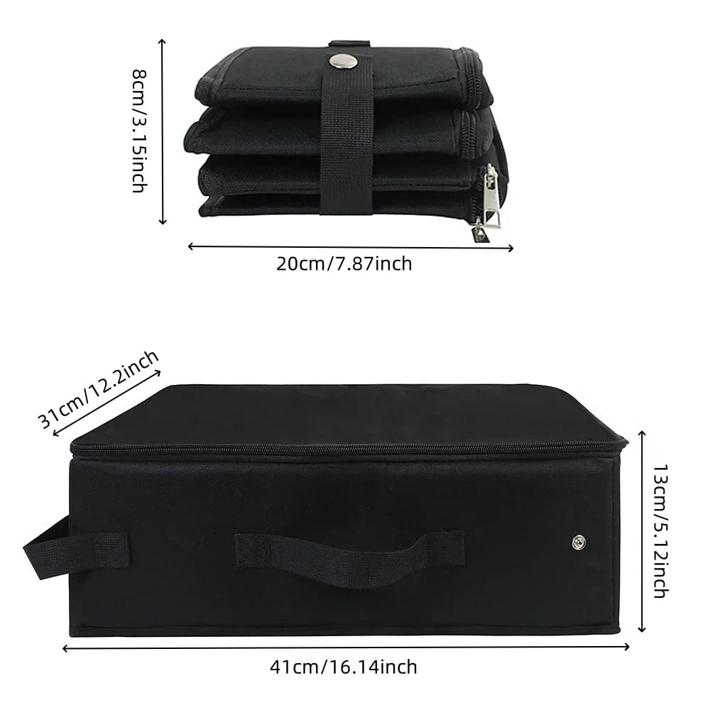 Portable Cat Travel Litter Box, Leak-Proof Collapsible Cat Litter Box Waterproof, No Leakage, Easy to Carry, for Cats Travel Essentials for Car, Hotel, Airplane and Other Outdoor Use