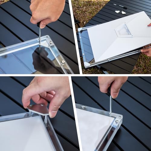 Starlink Standard/Gen 3 Protective Hard Case, Full Protection, Easy Install, Adjustable Mount, Aluminum Pipe Adapter