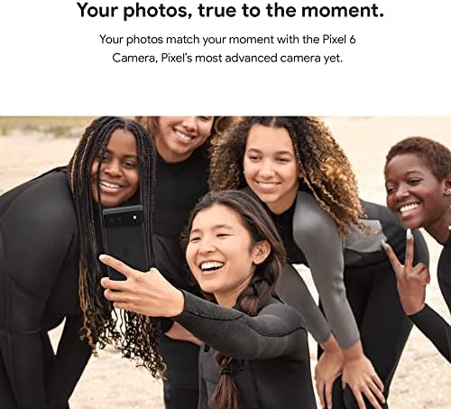 Google Pixel 6 – Unlocked Android 5G Smartphone with 50 Megapixel Camera and Wide-Angle Lens – 128 GB – Kinda Coral