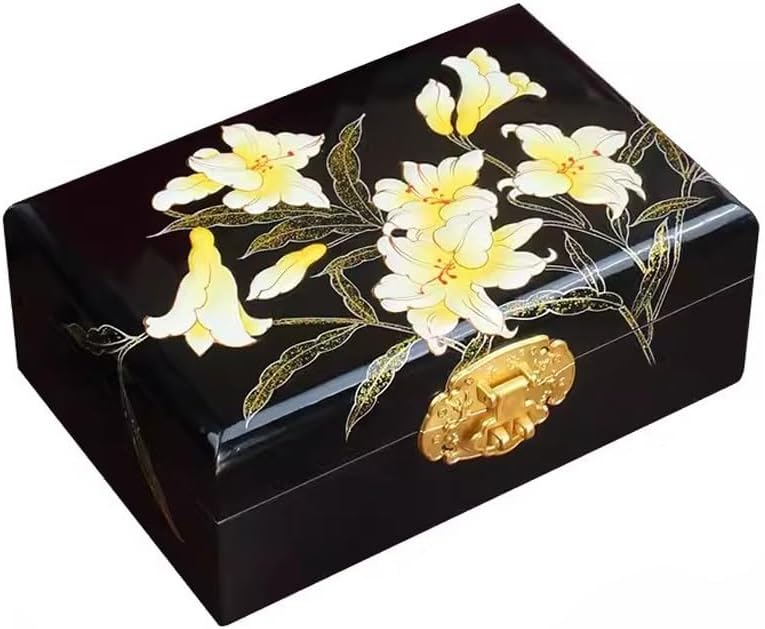 Jewelry Box, Jewlrey Box Jewelry Box Jewelry Storage Box Jewelry Box Storage Box Retro Jewelry Box Dressing Table Jewelry Box Jewelry Box for Women(1) (1)