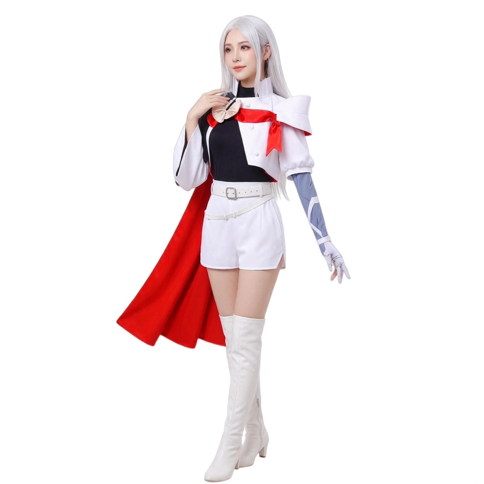 Halloween Kostüm für Erwachsene, Karneval Rollenspiel Cosplay Komplettset –The Ribbon Hero Stil