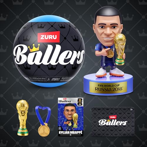 FIFA World Cup 2026™ Ballers Series 1 2 Pack by ZURU – Official Licensed Product. Surprise Unboxing Football Collectible Sports Toy for Boys, Ages 3+