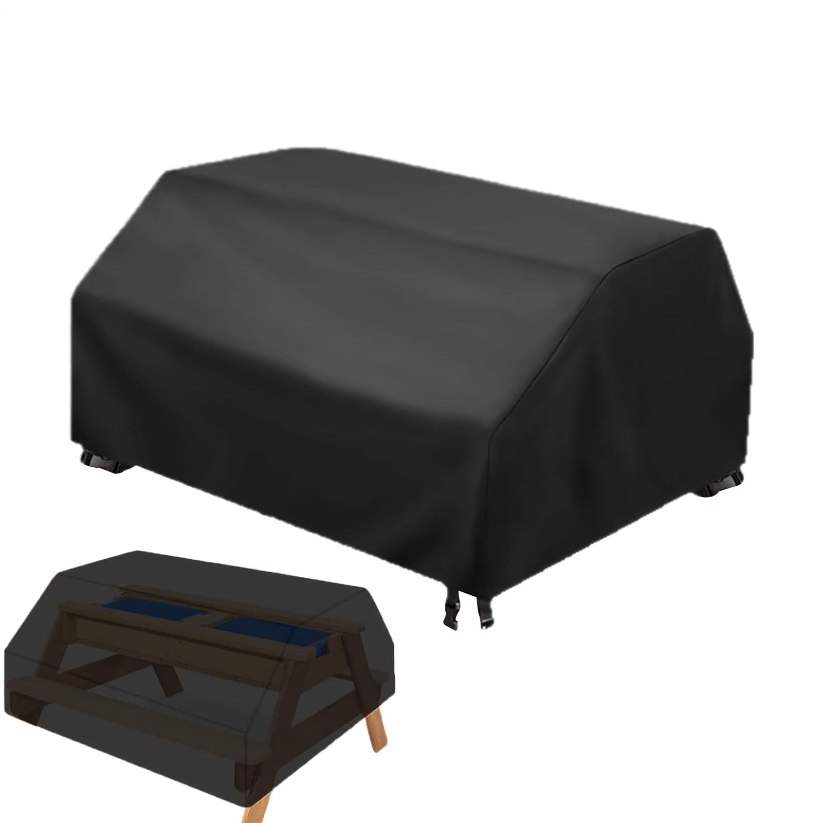 Bâche table de sable imperméable pour jeux extérieurs de maternelle