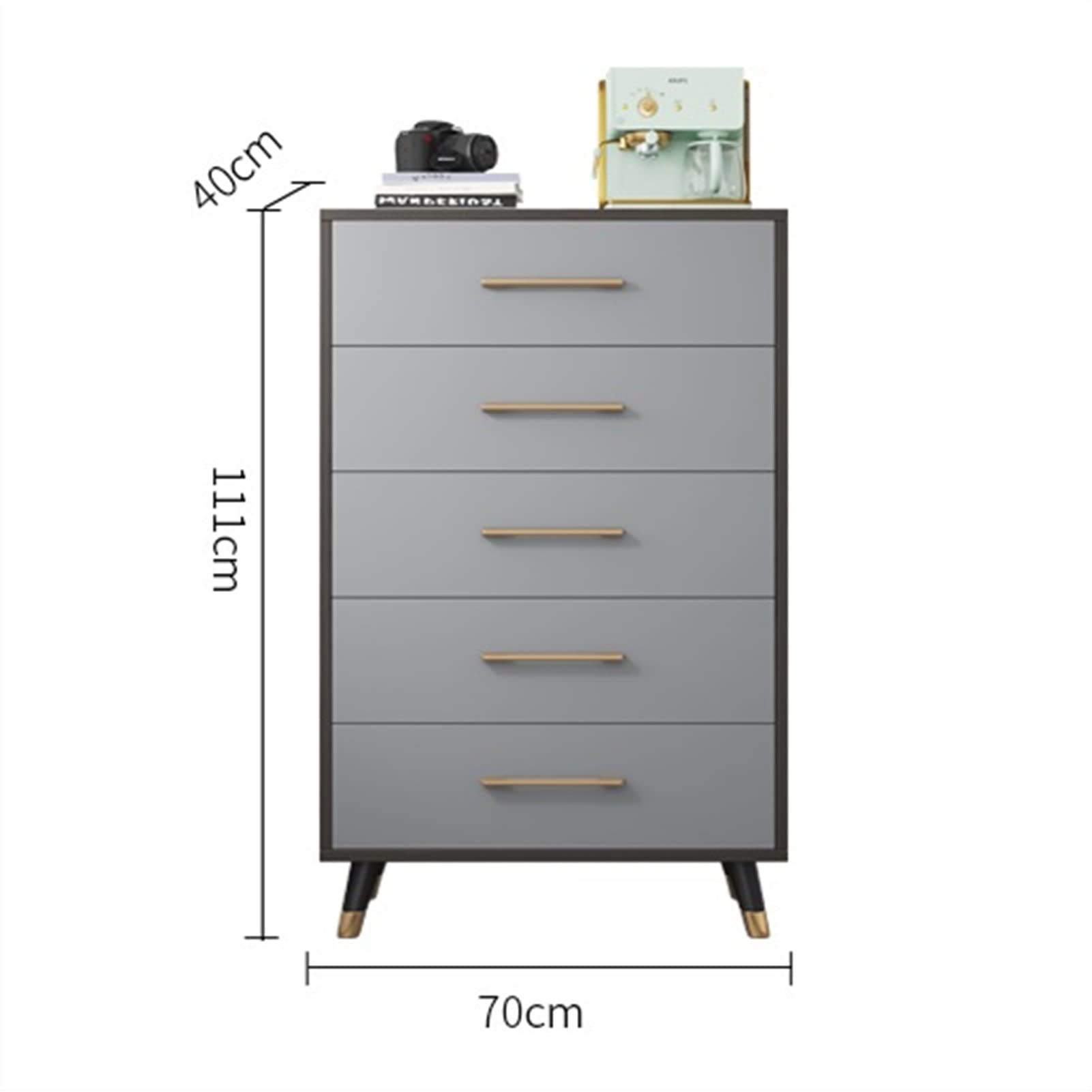 Komoda Sypialnia Szafki do przechowywania Proste wielofunkcyjne szafy do przechowywania Salon Typ szuflady Komoda Komoda Komoda ( Rozmiar : 70cm )