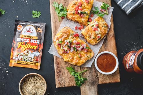 Miniatura 3 de Poppamies Mezcla De Especias Para Fajitas Texmex - Vegano, Sin Gluten, Sin Lactosa - Picante: Medio - 20 G