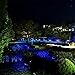 T-SUN Blue Solar Spotlights, Solar Lights Outdoor Waterproof, Auto ON/Off Adjustable Solar Garden Pond Lights for Tree, Patio, Yard, Garden, Driveway, Stairs, Pool Area (Blue- 2 Pack)