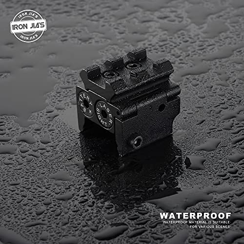 Red Laser Red Dot Sight Iron Jia's Compact Tactical Red Laser Sight With Rail Mount 20Mm Hunting Scopes For Airsoft Pistol Handgun Low Profile Rifle #TOP5