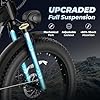 LEONX M2 Pro Electric Bike,1800W Motor Electric Bike for Adults, 26'' x 4.0'' Fat Tire Ebike with 48V 17.5AH Battery, 36MPH 85Miles Long Range Electric Mountain Bike, Up to 110 Nm #4