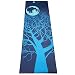 Aurorae Printed Extra Thick 5mm and 72" Long Premium Eco Safe Yoga Mat with Non Slip Rosin