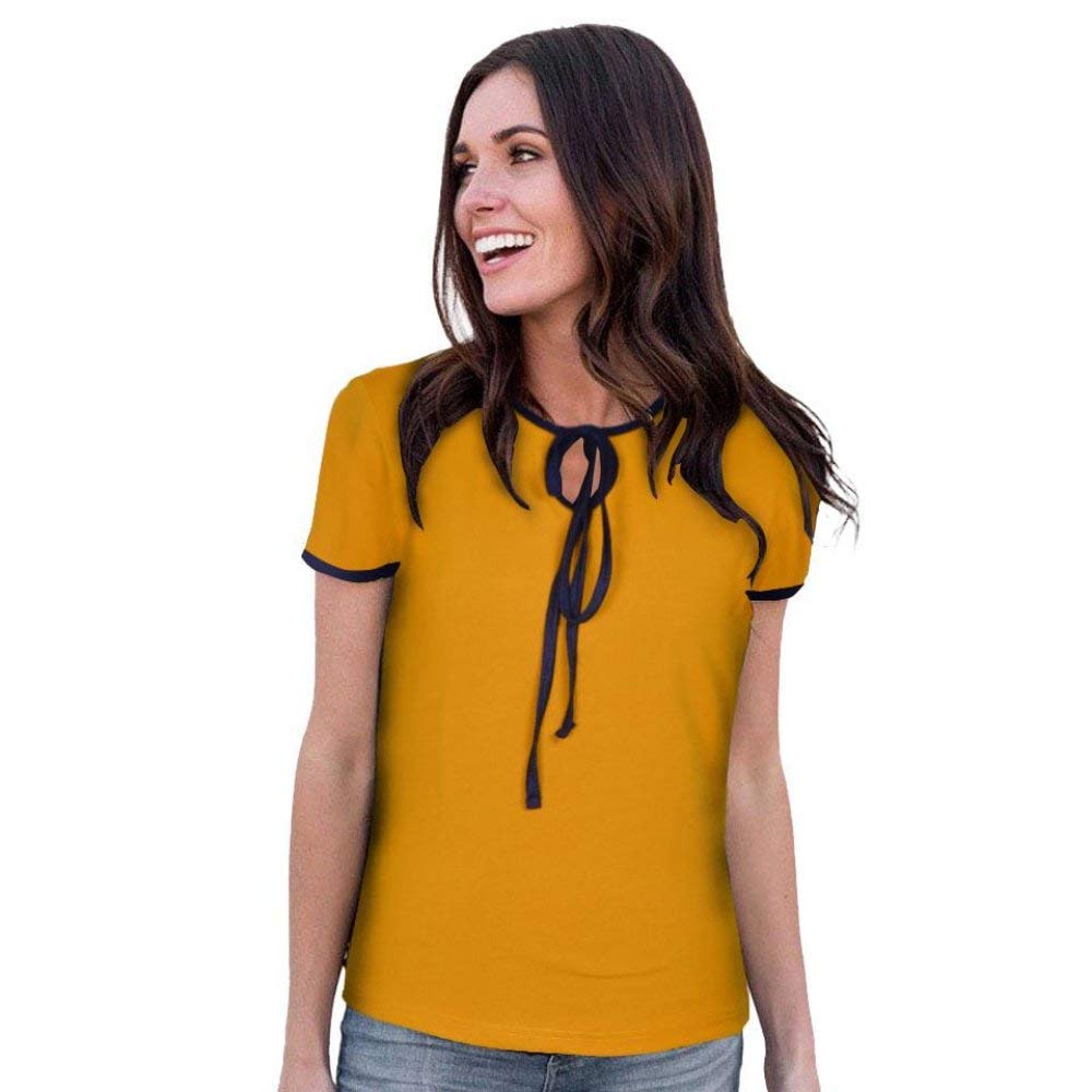 Vog Studio Half Sleeve Solid Women Top