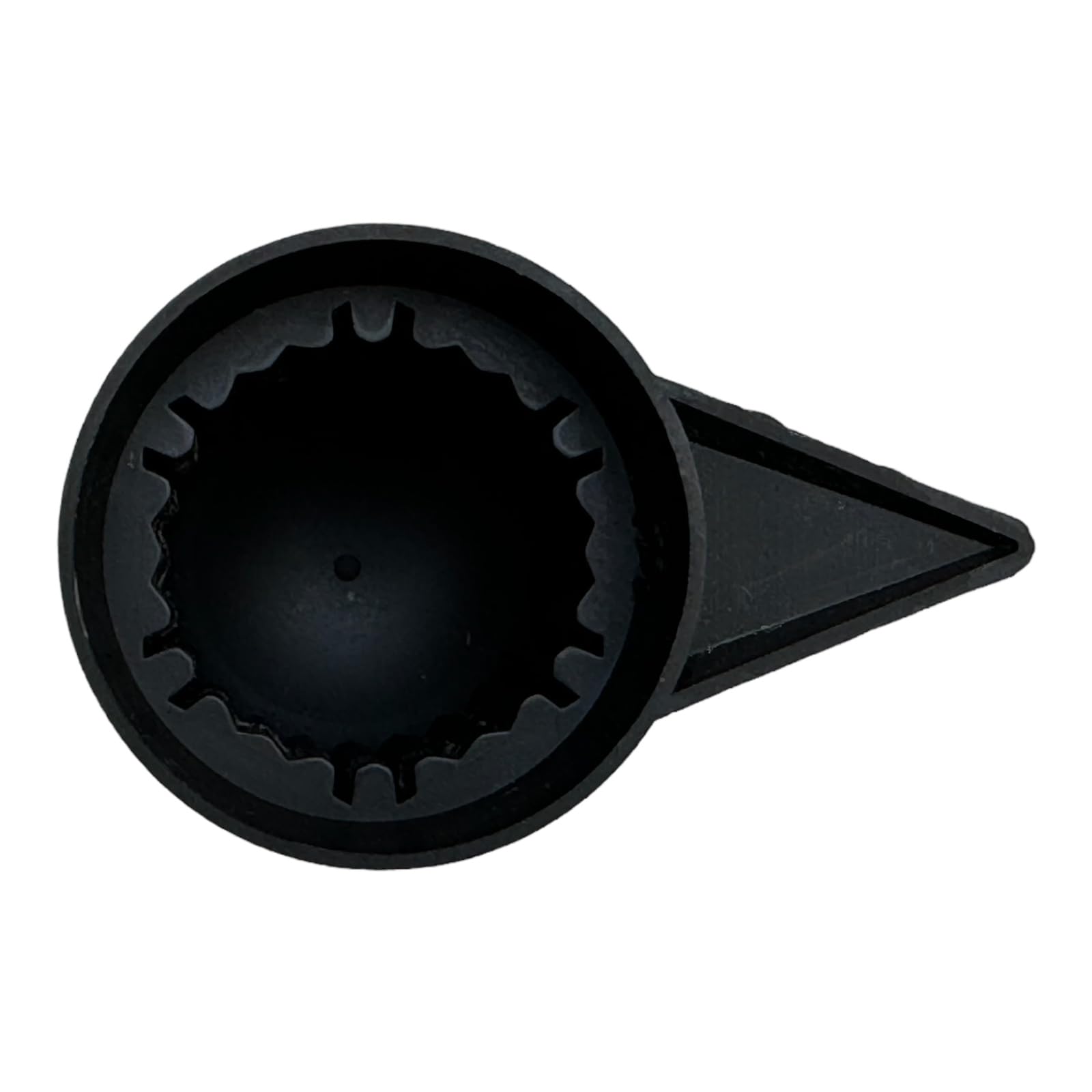 Copricerchi con indicatore di posizione, Ø 32 mm, protezione per viti di camion (40, nero, altezza - 54,5 mm)