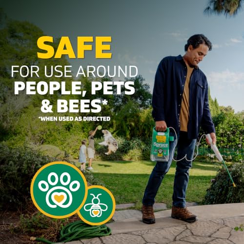 Image of Spruce Weed Killer Spray Power Wand Kit - Weed + Grass Killer₃ Reusable Weed Sprayer, Spot-Treating Kills Weeds in Lawns and Gardens, Additional 2 AA Batteries Included for Continuous Power (64 oz)