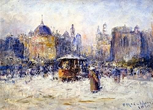Tableau Toile Pont des Princes Frederick Mccubbin 60x90cm