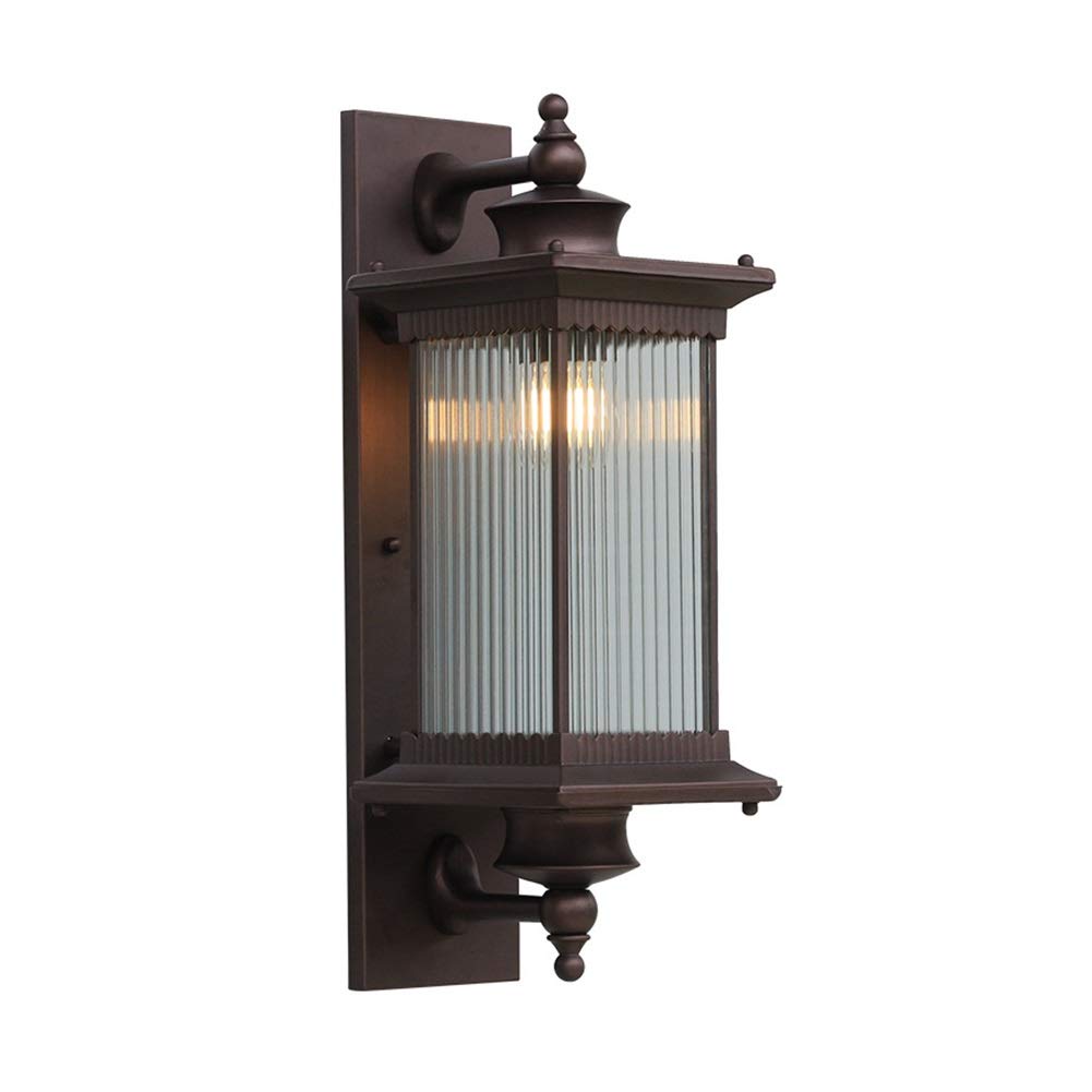 Lanterne pour patio et terrasse couverte luminaire extérieur 58cm