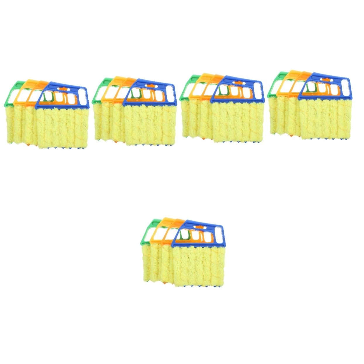 VALICLUD 5 Series 5 Juegos De Cepillos De Limpieza para Aire Acondicionado Limpiador De Persianas Plumero Cepillo para Limpiar Persianas Limpiador De Ventanas Suministros 4 Piezas x 5