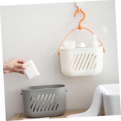 Miniatura 5 de HAKIDZEL Cesta de almacenamiento de ducha de plástico resistente al agua 4pcs Limpieza de baño colgante organizador de baño