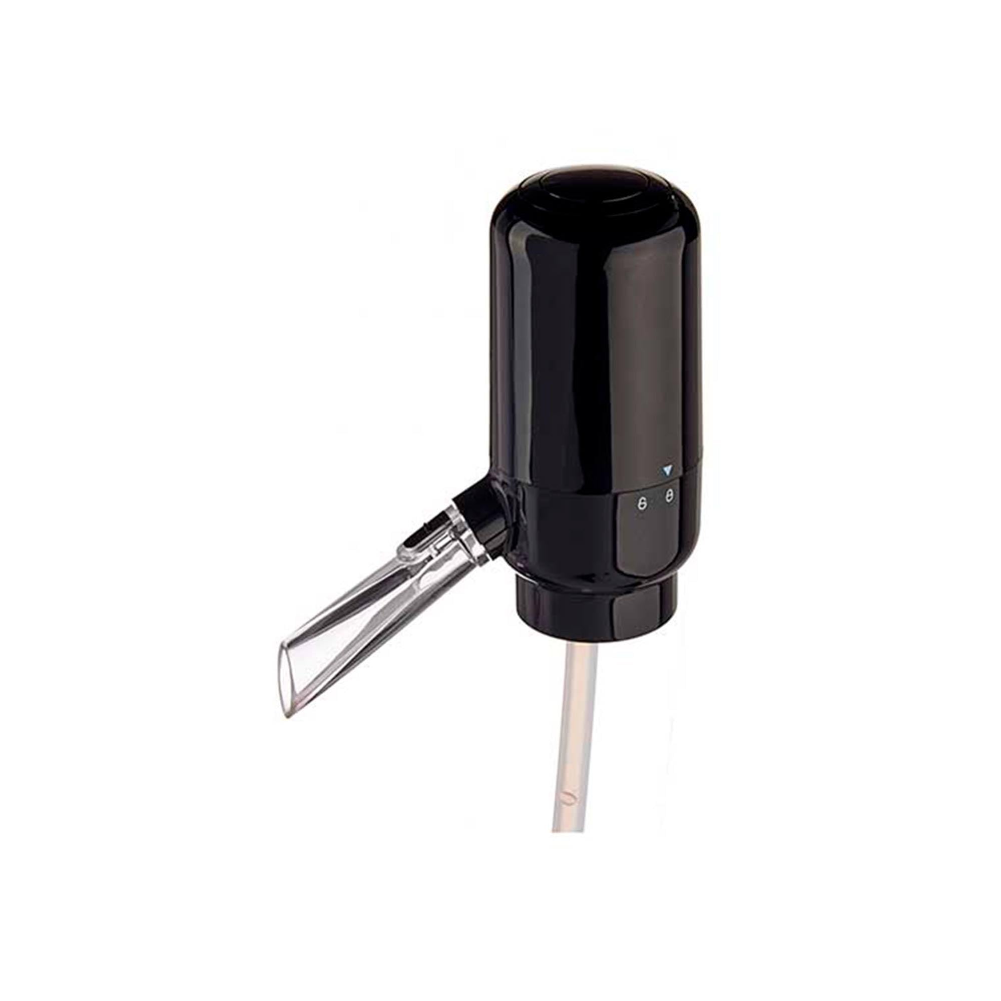 San Ignacio Black-Transparent Kinvara Collection Black Electric Wine Dispenser